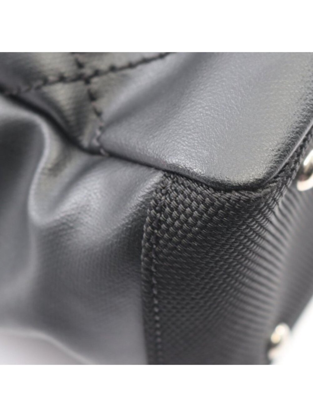 Chanel Tote Paris Biarritz PM Black Canvas Leather PM - Picture 7 of 8